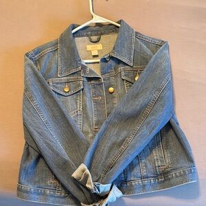 LOFT Blue Jean Jacket Classic Denim Style